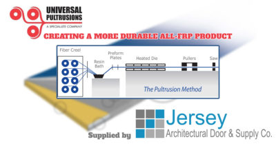 Universal Pultrusions Fiberglass Industrial Doors